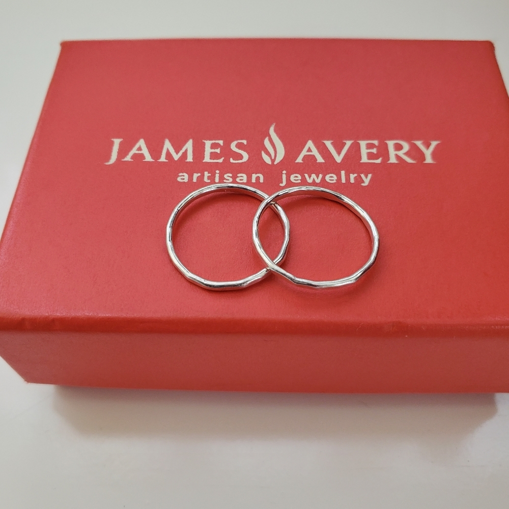 James Avery Delicate Forged rings